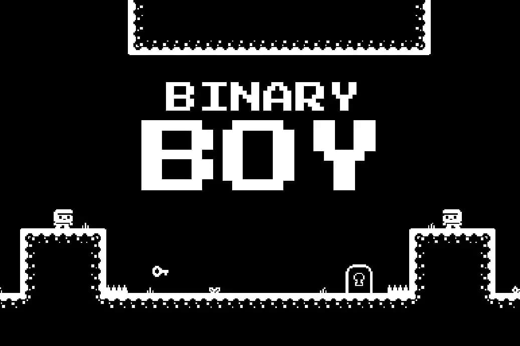 Binary Boy title screen
