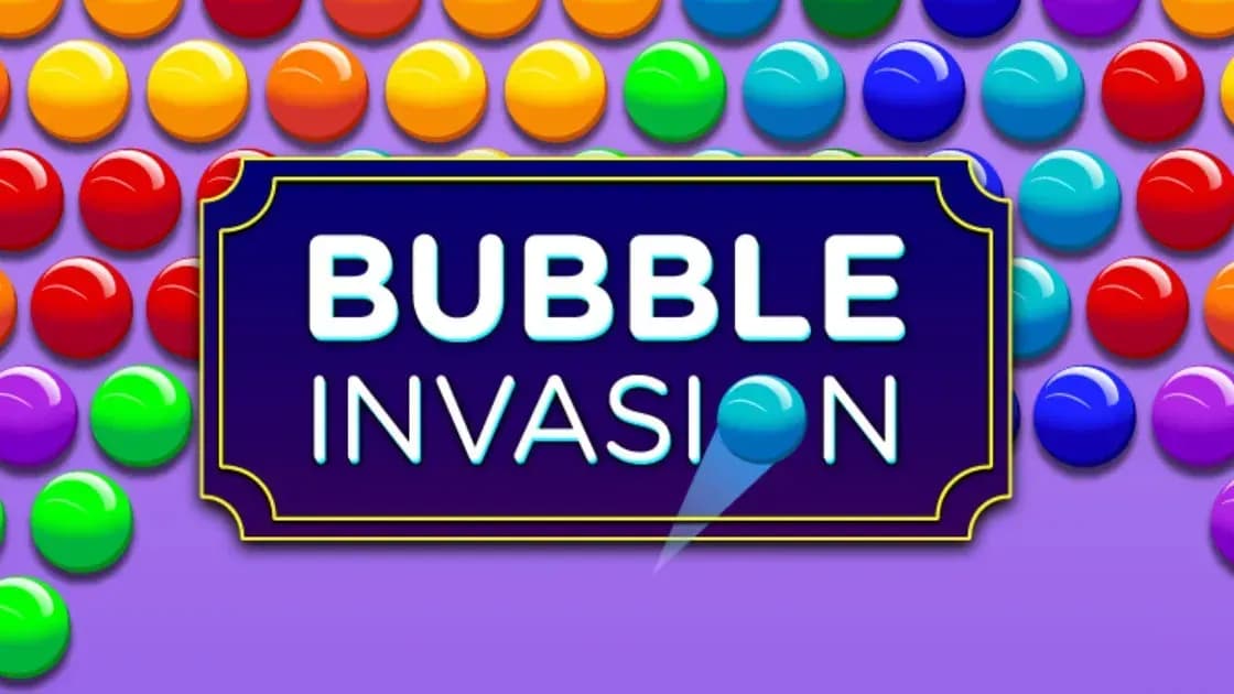 Bubble Invasion Game Logo