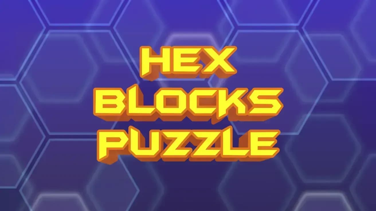 Hex Blocks Puzzle Logo