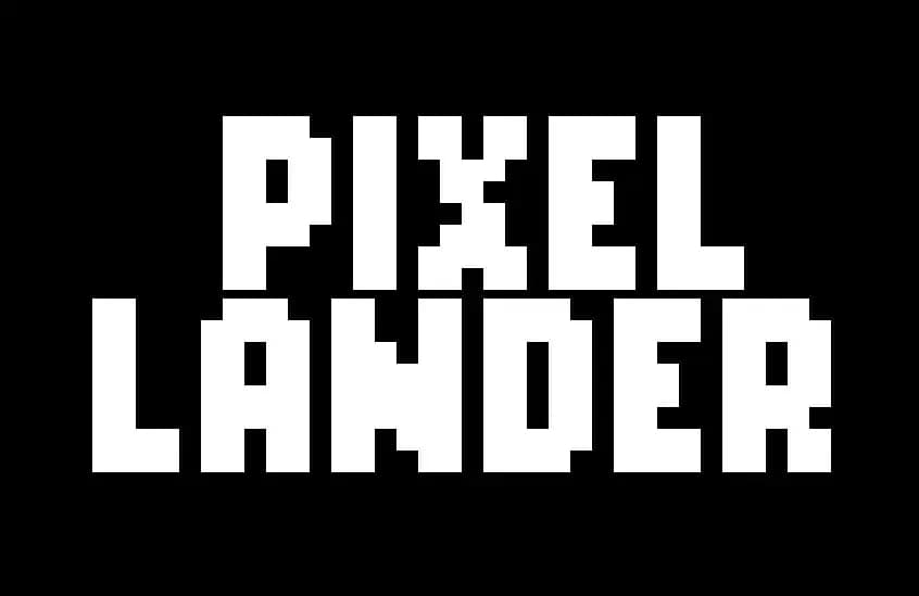 Pixel Lander game logo