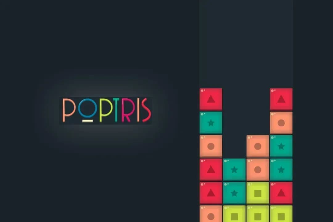 Poptris game logo