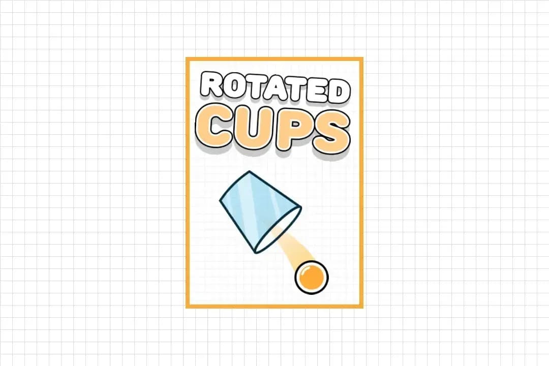 Rotated Cups Game Logo