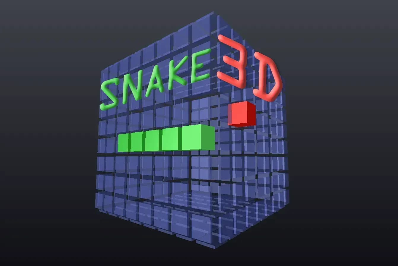 Snake 3D logo